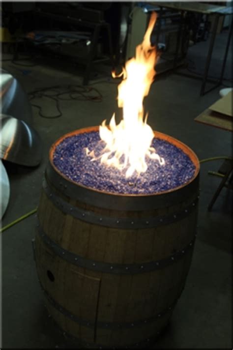 Wine Barrel Fire Pit