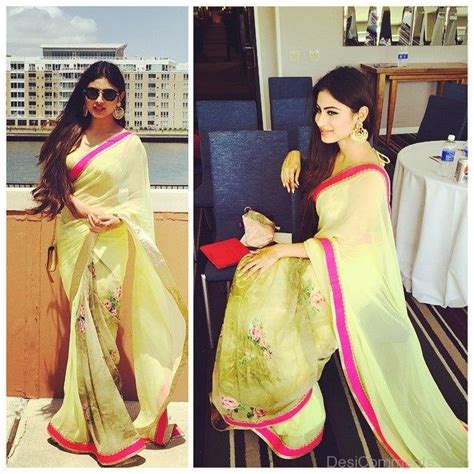 Mouni Roy In Saree - DesiComments.com