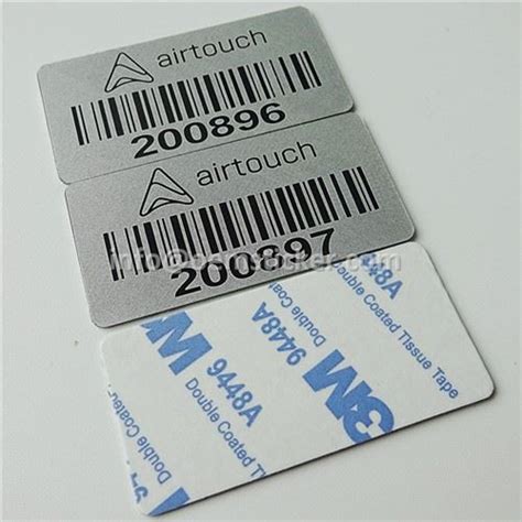 Customized Metal engraved asset label tags with barcode QR code Manufacturers & Factory & Maker ...