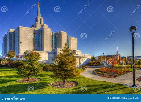 Mormon Temple stock photo. Image of city, religion, granite - 63683352