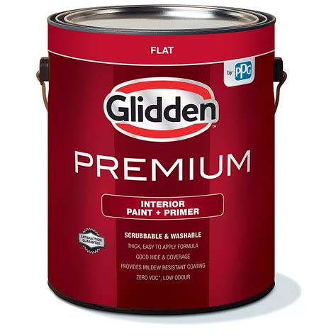 Glidden Premium Paint + Primer Interior Flat - White 3.7 L | The Home ...