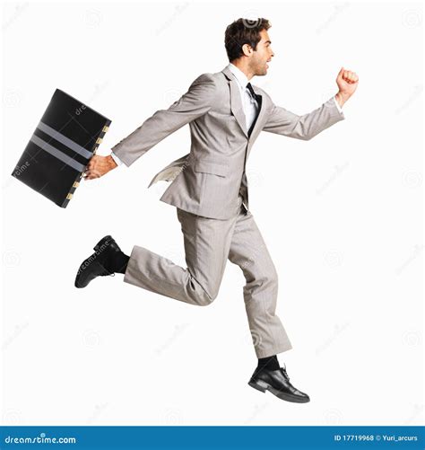 Business man in a hurry stock photo. Image of light, businessman - 17719968