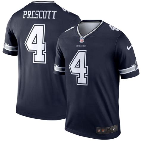 Men's Dallas Cowboys Dak Prescott Nike Navy Legend Jersey