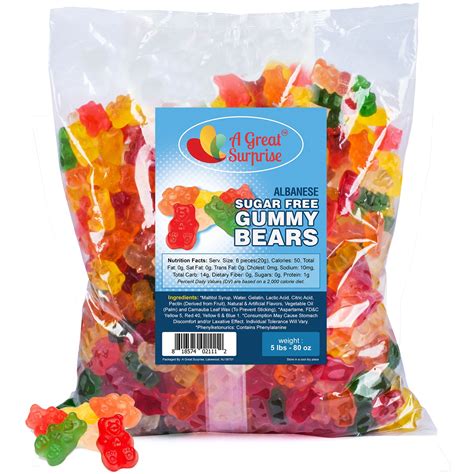 Haribo Sugar Free Classic Gummi Bears Nutrition Facts | Besto Blog