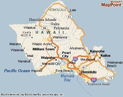 Pearl City, Hawaii Area Map & More