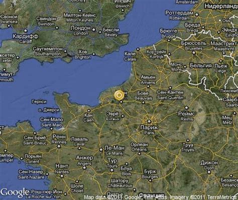 Haute-Normandie: popular tourist places, Satellite map, Images - France , Tours TV