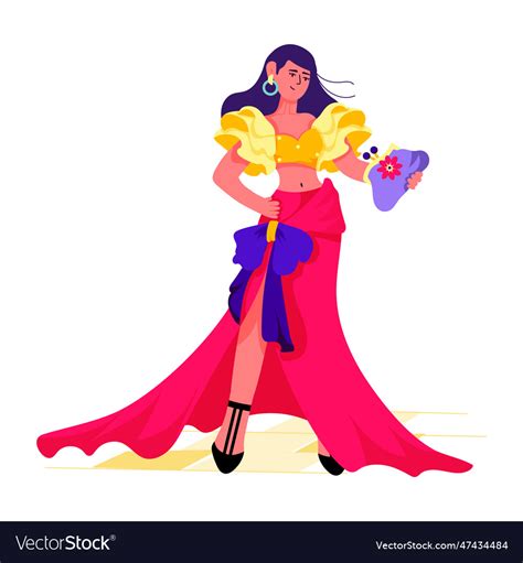 Fashion woman Royalty Free Vector Image - VectorStock