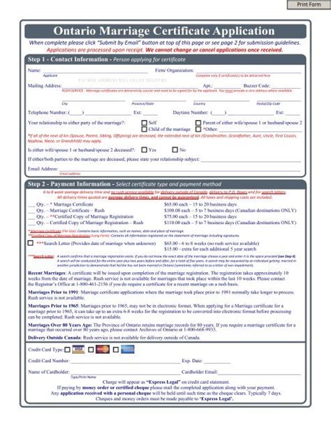 Extended Marriage Certificate