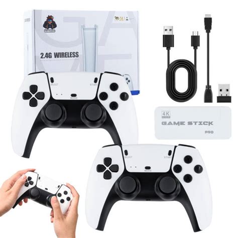 Wireless Retro Game Console, HD 4K Classic Retro Game Console, Mini ...