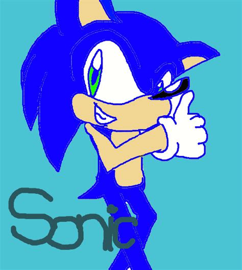 Bad Sonic The Hedgehog Drawing