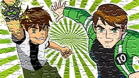 BEN 10 PUZZLE GAMES - Ben Ten Jigsaw Puzzle HD - YouTube