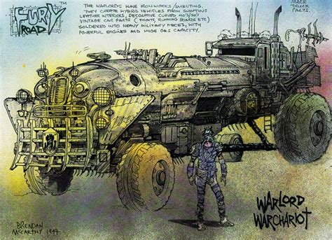 | Mad Max Fury Road Concept Art by Brendan McCarthyILLUSTRATION AGE