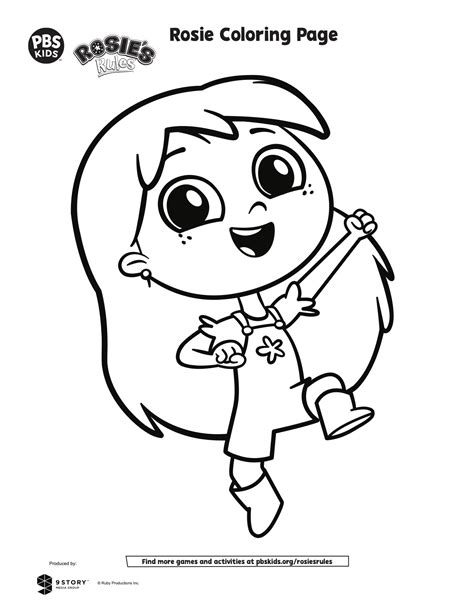 Rosie Coloring Page | Kids Coloring Pages | PBS KIDS for Parents