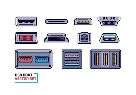 Free Usb Port Vector 159553 Vector Art at Vecteezy