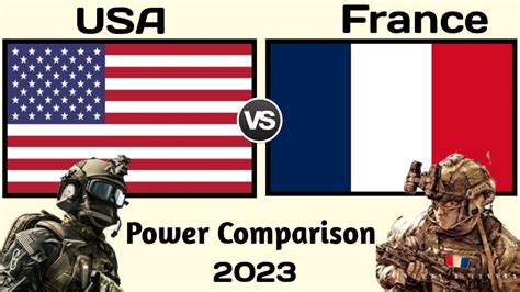 USA vs France military power comparison 2023 | France vs US military power | world military ...