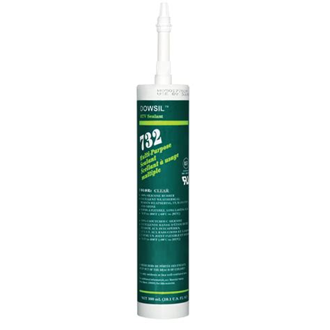 Dow Corning RTV-732 DOWSIL 732 Multi-Purpose Sealant Clear silicone ad – Voomi Supply