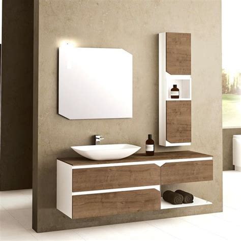 Wall-hung washbasin cabinet / wooden / PVC / contemporary SIM 1 IOTTI ...