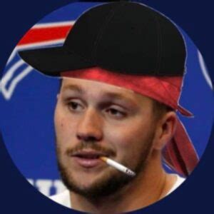 PHOTO Buffalo Bills QB Josh Allen Smoking A Cigarette