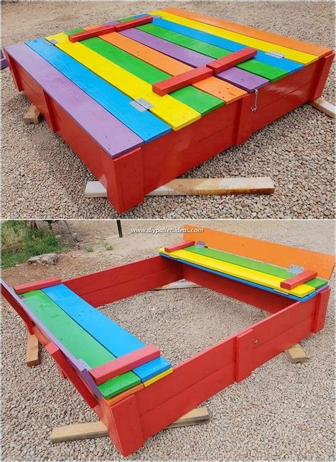 Pallet Sandbox for Kids | DIY Pallet Ideas