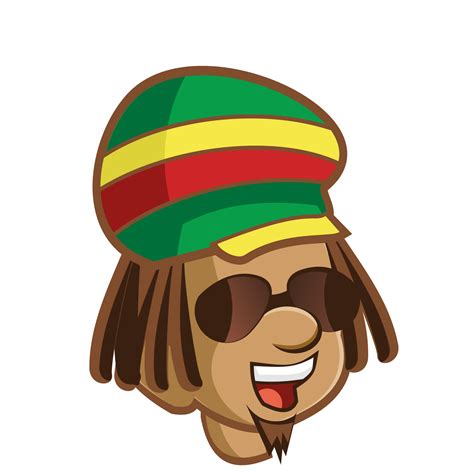 Reggae-emoji Jamaican patois stickers: 2017