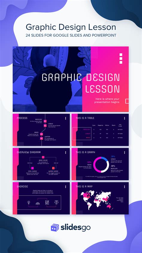 Graphic Design Lesson Google Slides Theme and PPT Template