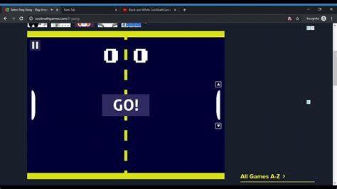 Retro Ping Pong Gameplay on Ace Mode (CoolMathGames) - YouTube