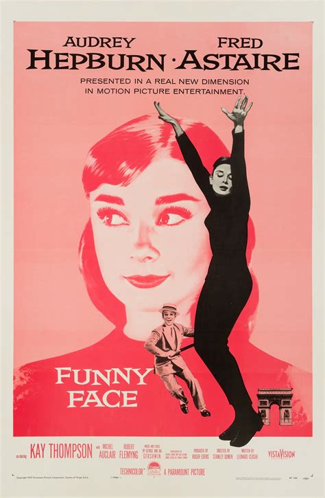 Audrey Hepburn - Funny Face, Original Vintage US One Sheet Movie Poster ...