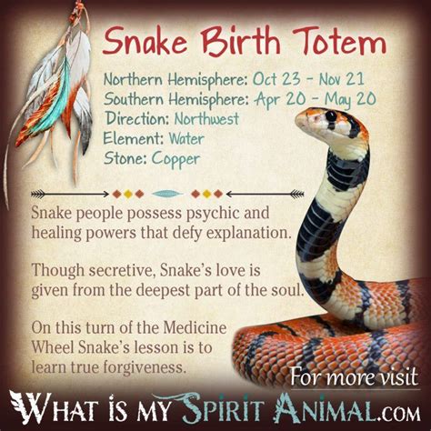 Snake Totem | Native American Zodiac Signs & Birth Signs