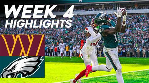 Commanders vs. Eagles | 2023 Week 4 Highlights - YouTube