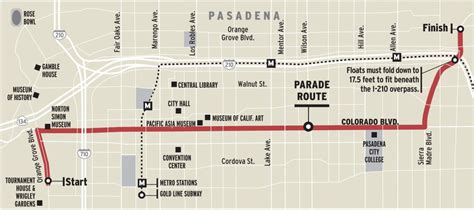 Here is the 2023 Rose Parade route – all 5.5 miles of it – Orange ...