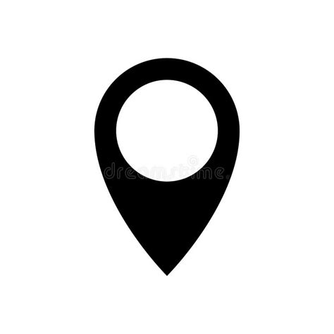 Pin Drop Icon, Geolocation Sign, Location Symbol Stock Vector ...