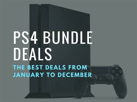 When and Where to Find the Best PS4 Bundle Deals (with infographic ...