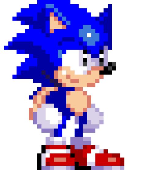 Sonic exe pixel art