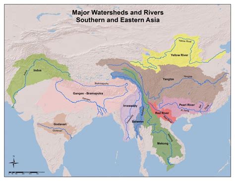 River Map Of Asia Mexico Map - vrogue.co