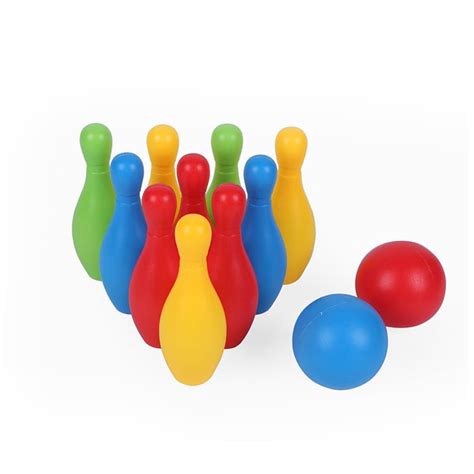 Kids Plastic Bowling Set Mini Interaction Leisure Educational Toys with ...