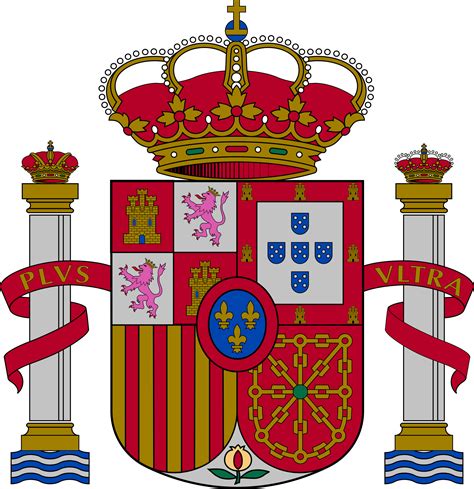 A simple edit of Spain's coat of arms, with Portugal included, for a ...