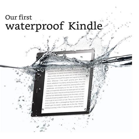 Amazon Announces New Waterproof Kindle Oasis