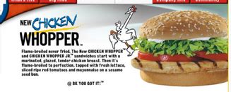 Chicken Whopper | Burger King Wiki | Fandom