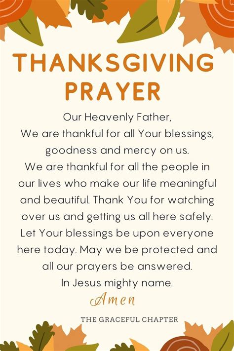 thanksgiving prayer | Thanksgiving prayers for family, Thanksgiving prayer, Thanksgiving dinner ...