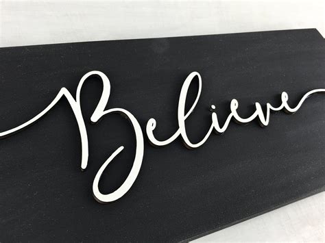 Believe Sign - Christmas Home Decor - Holiday Signs – Celebrating Together