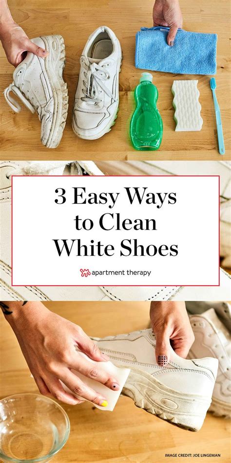 3 Easy Ways to Clean Your White Shoes So They Look Like New | How to clean white sneakers, How ...