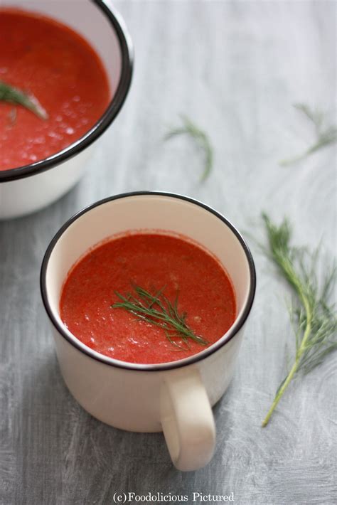 Roasted beetroot soup – Foodolicious Pictured