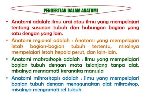 Dipresentasikan oleh Enggar. Anatomi adalah: ilmu urai atau ilmu yang mempelajari tentang ...