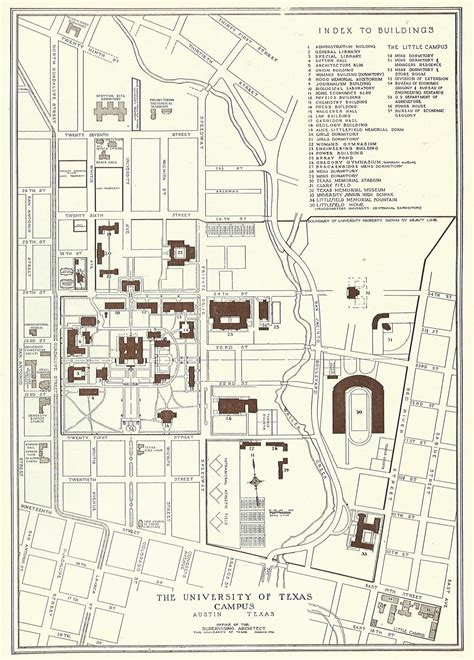 University Of Texas Austin Campus Map | secretmuseum