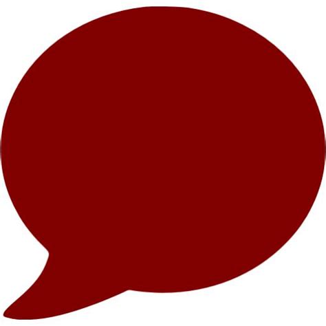 Maroon speech bubble icon - Free maroon speech bubble icons