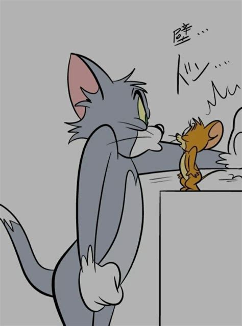 Tom and Jerry Cartoon Cat Reaching for Stuffed Animal