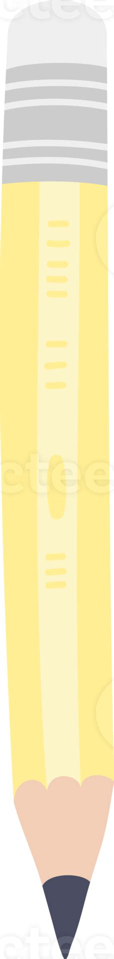 Yellow pencil, hand drawn illustration 21312427 PNG