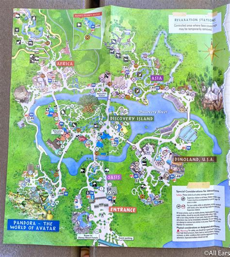 Disney's Animal Kingdom Has a New Park Map - And It's Missing a Few ...