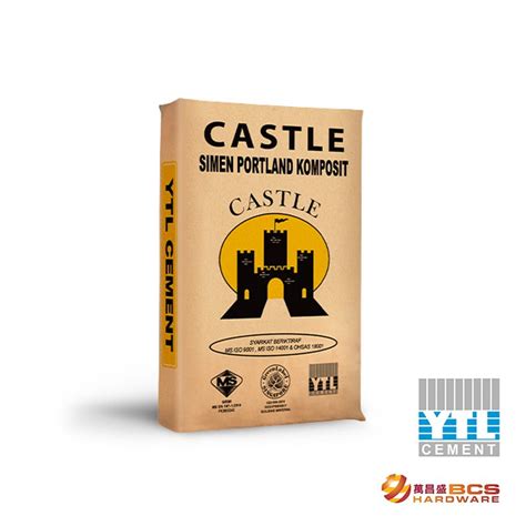 YTL Castle Cement 50KG [40 BAG/PALLET] – BINA BUILD – BB Building ...