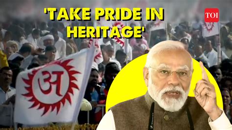 PM Modi stresses on ‘reconstruction of cultural symbols’, asks Indians to take pride in heritage ...